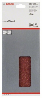 Набор из 10 шлифлистов 115 x 280 mm, 60 2608605585